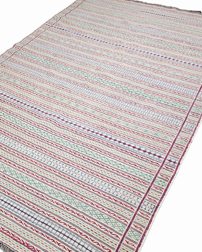 Grote Kelmin Flatweave 300x200 handgeweven wollen vloerkleed
