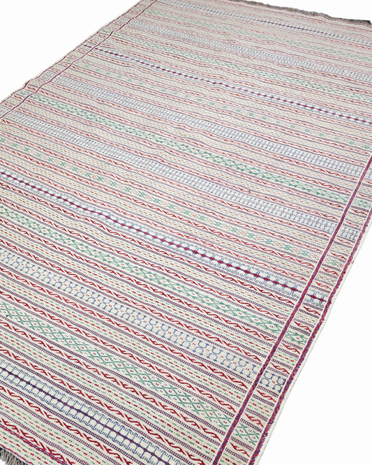 Grote Kelmin Flatweave 300x200 handgeweven wollen vloerkleed