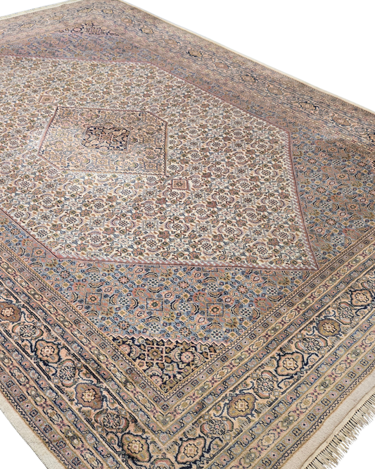 Groot Perzisch tapijt Bidjar 350x250 wollen vloerkleed handgeknoopt