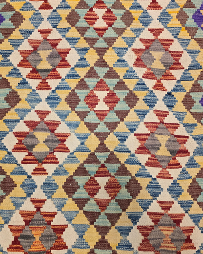 Kelim tapijt Afghan perzisch 299x212 wollen vloerkleed