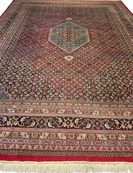 Groot Perzisch tapijt Bidjar 400x300 wollen vloerkleed handgeknoopt