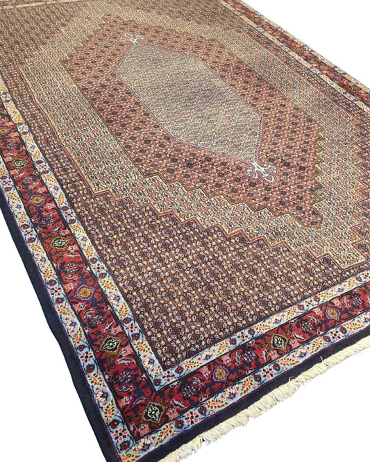 Perzisch tapijt Senneh 300x200 wollen vloerkleed Iran handegeknoopt