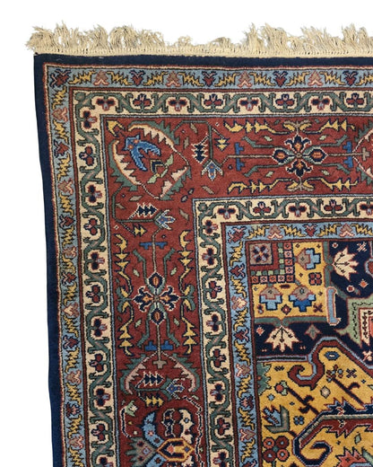 Groot Perzisch Tapijt Heriz 350x250 wollen vloerkleed handgeknoopt