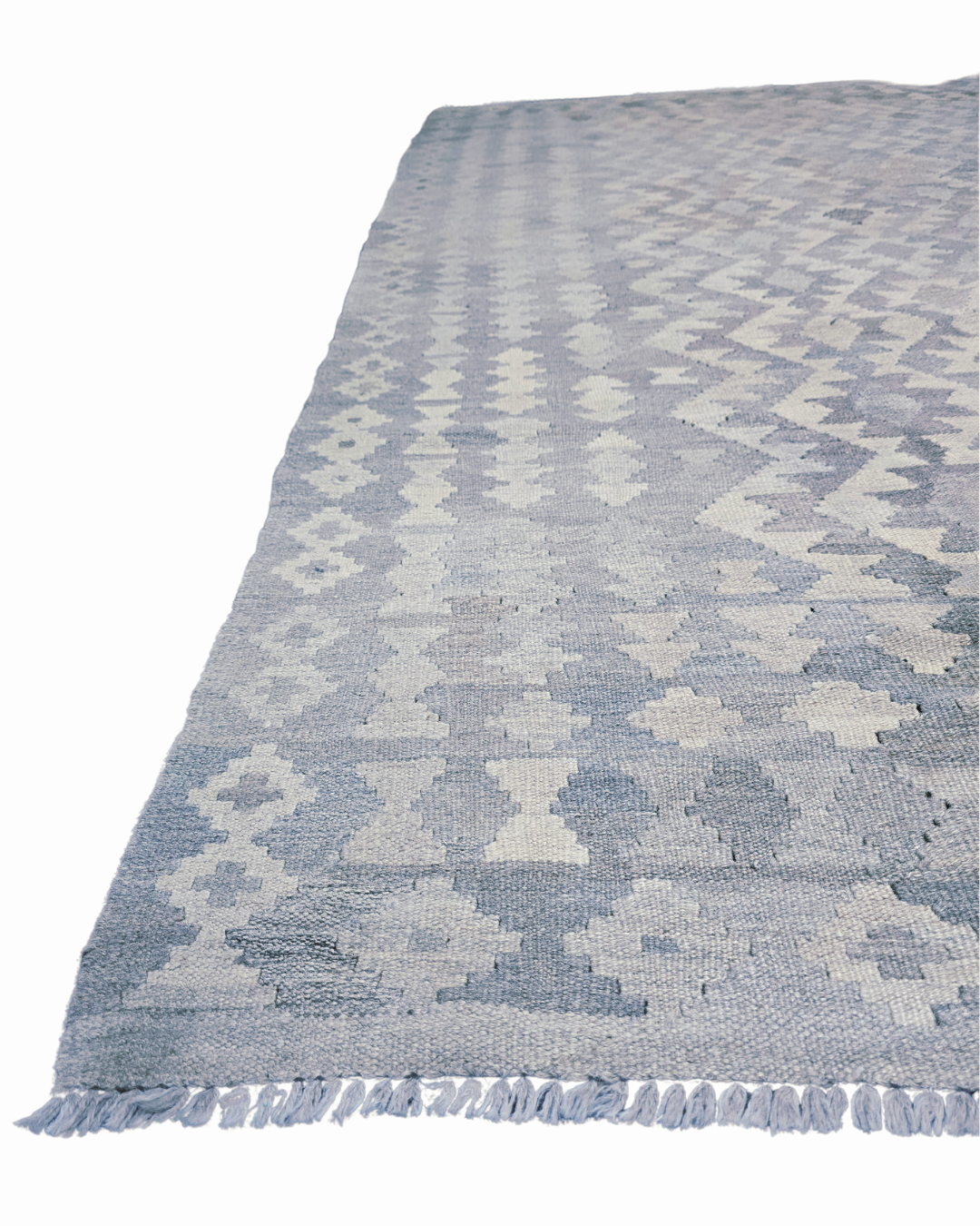 Afgaans Tribal Kelim flatweave 300x200 wollen vloerkleed