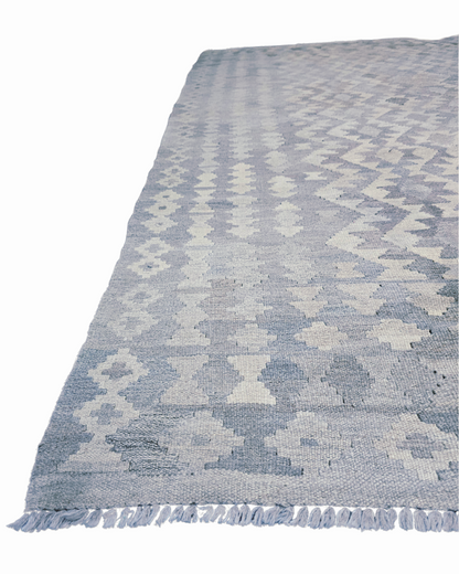 Afgaans Tribal Kelim flatweave 300x200 wollen vloerkleed