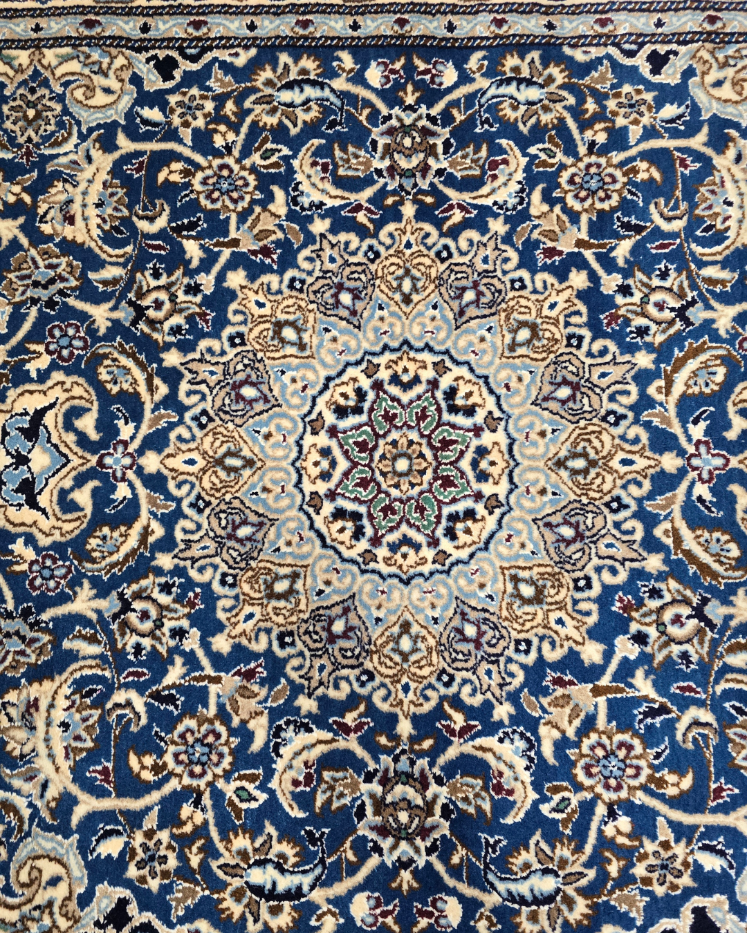 Perzisch tapijt Nain 255x155 wollen vloerkleed handgeknoopt iran