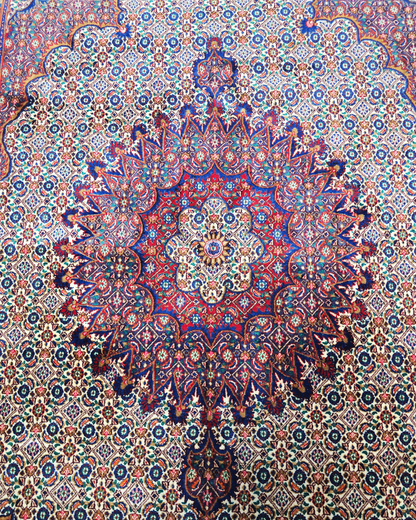 Groot Perzisch tapijt Moud 400x300 wollen vloerkleed handgeknoopt Iran