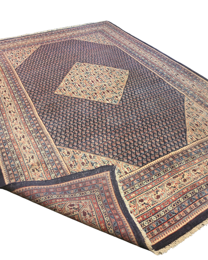 Groot Perzisch Tapijt Mir 350x250 wollen vloerkleed Iran Handgeknoopt