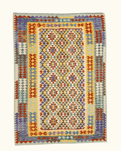 Kelim tapijt Afghan perzisch 299x212 wollen vloerkleed