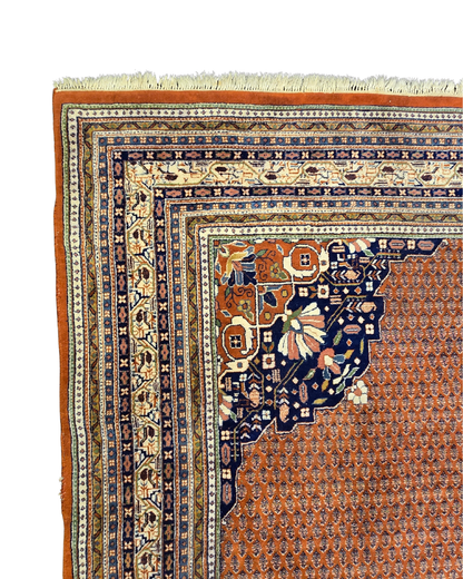 Groot Perzisch tapijt Sarough Mir 350x250 wollen vloerkleed handgeknoopt
