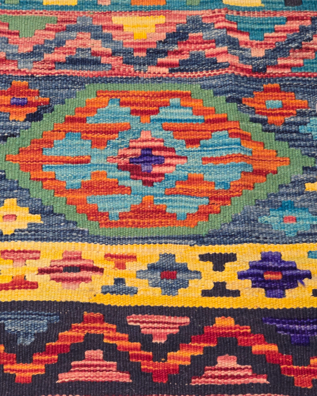 XL Groot Afghan Kelim Tapijt Perzisch 358x255 wollen vloerkleed