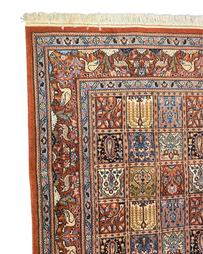 Perzisch tapijt Qom 230x180 wollen vloerkleed handgeknoopt Iran