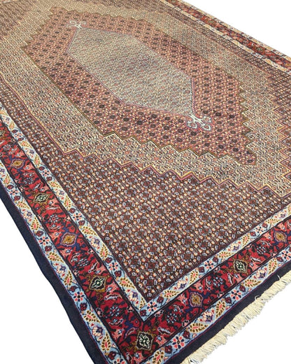 Perzisch tapijt Senneh 300x200 wollen vloerkleed Iran handegeknoopt