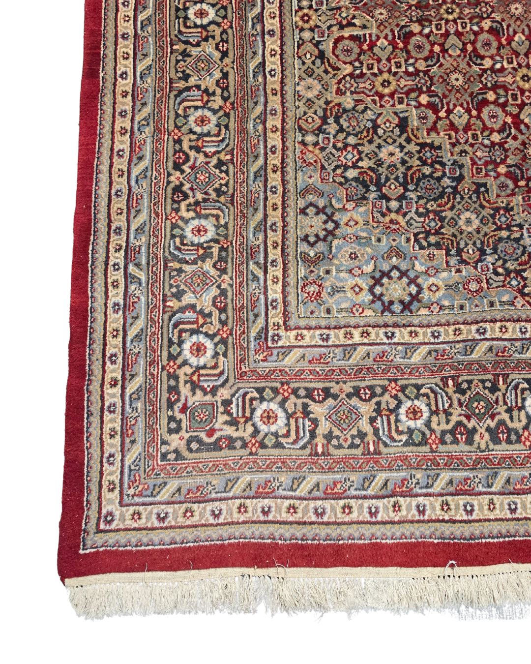 Groot Perzisch tapijt Bidjar 370x255 wollen vloerkleed handgeknoopt