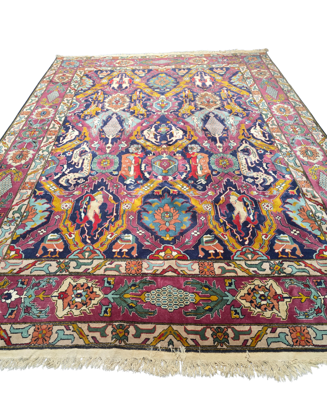 Groot Perzisch tapijt Vishapagorg Armenië wollen vloerkleed Handgeknoopt