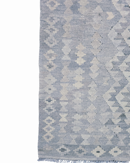 Afgaans Tribal Kelim flatweave 300x200 wollen vloerkleed