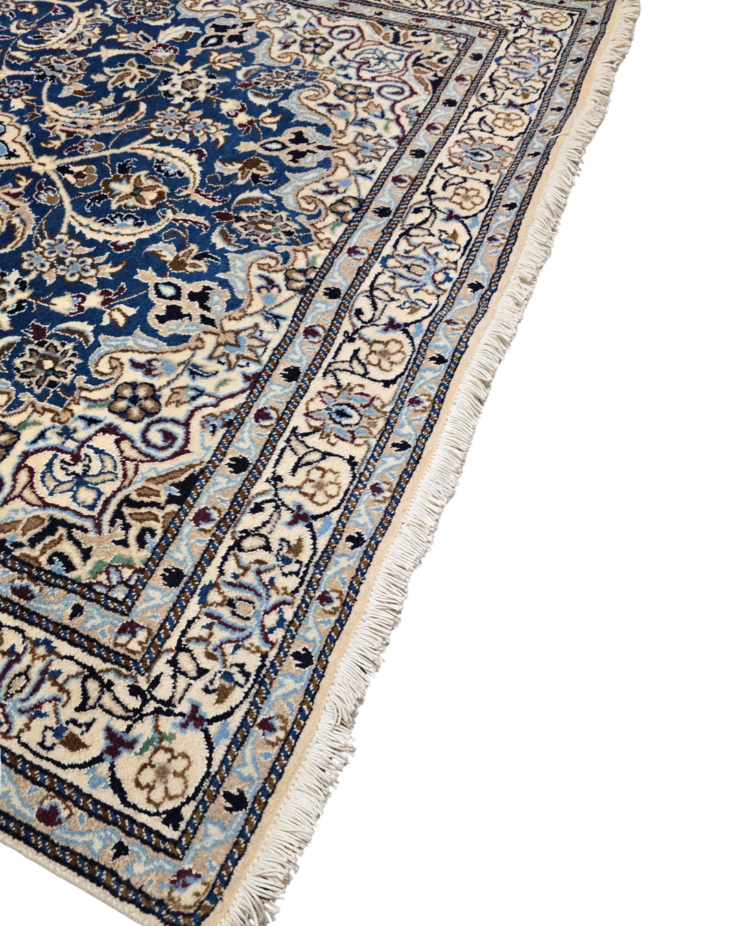 Perzisch tapijt Nain 255x155 wollen vloerkleed handgeknoopt iran