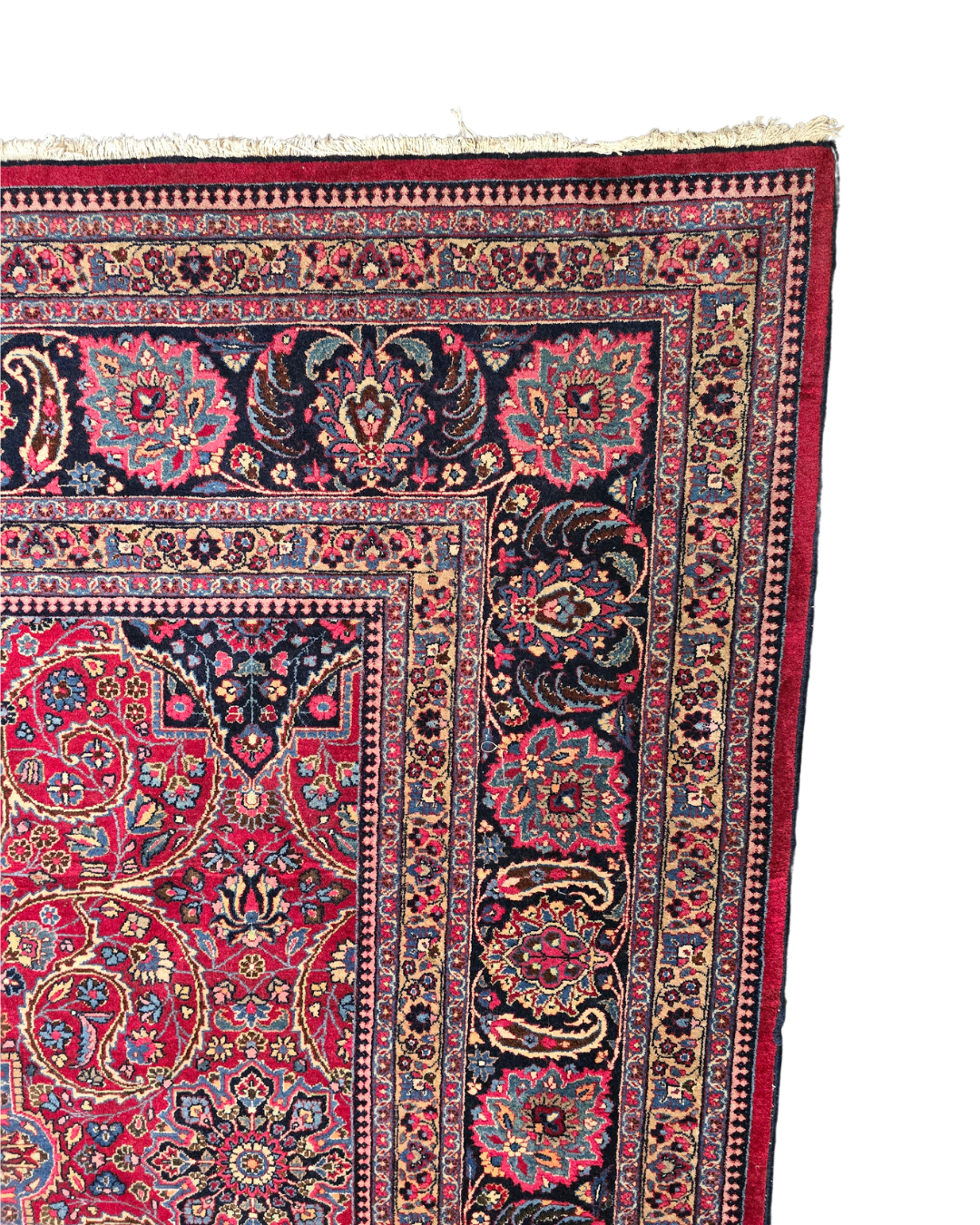 Groot Perzisch Tapijt Mashad 410x310 wollen vloerkleed iran handgeknoopt