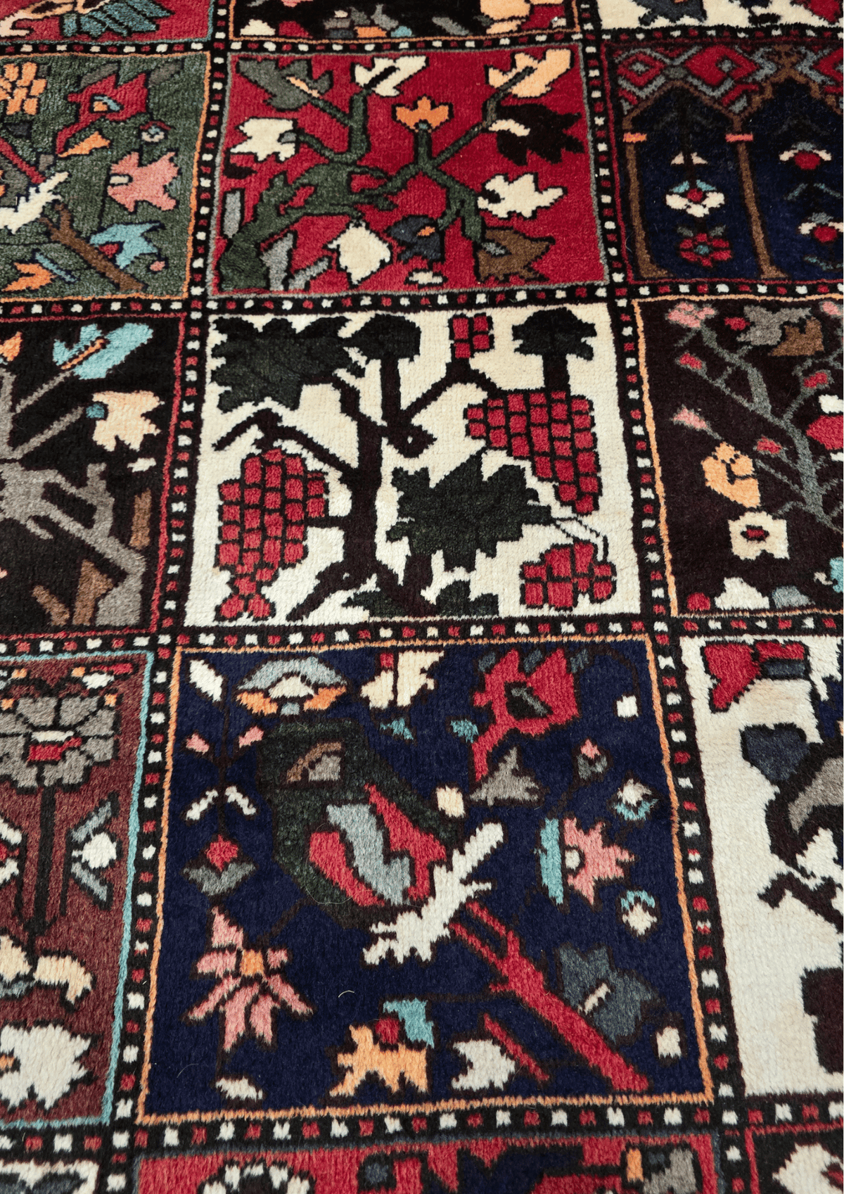 Perzisch tapijt baktihari 300x210 wollen vloerkleed iran
