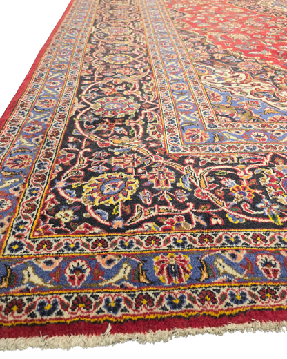 XL Groot Perzisch tapijt Kashan 400x300 Wollen vloerkleed iran