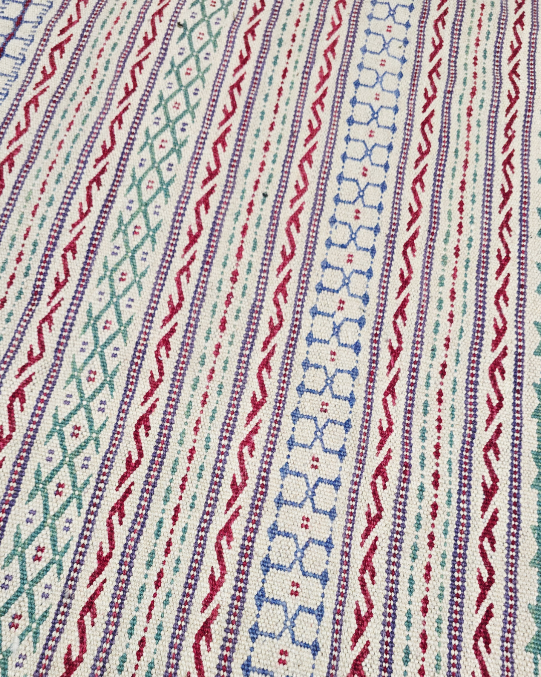 Grote Kelmin Flatweave 300x200 handgeweven wollen vloerkleed