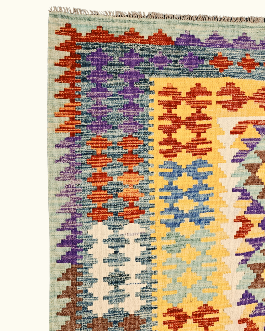 Kelim tapijt Afghan perzisch 299x212 wollen vloerkleed