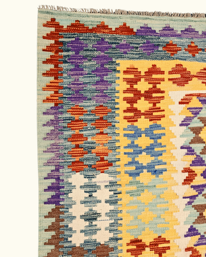 Kelim tapijt Afghan perzisch 299x212 wollen vloerkleed