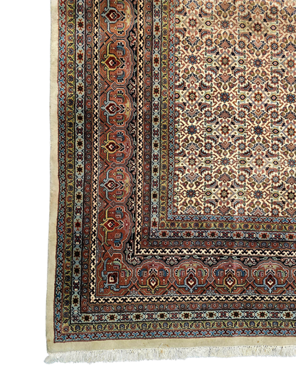 Groot Perzisch tapijt Herati 390x300 wollen vloerkleed iran