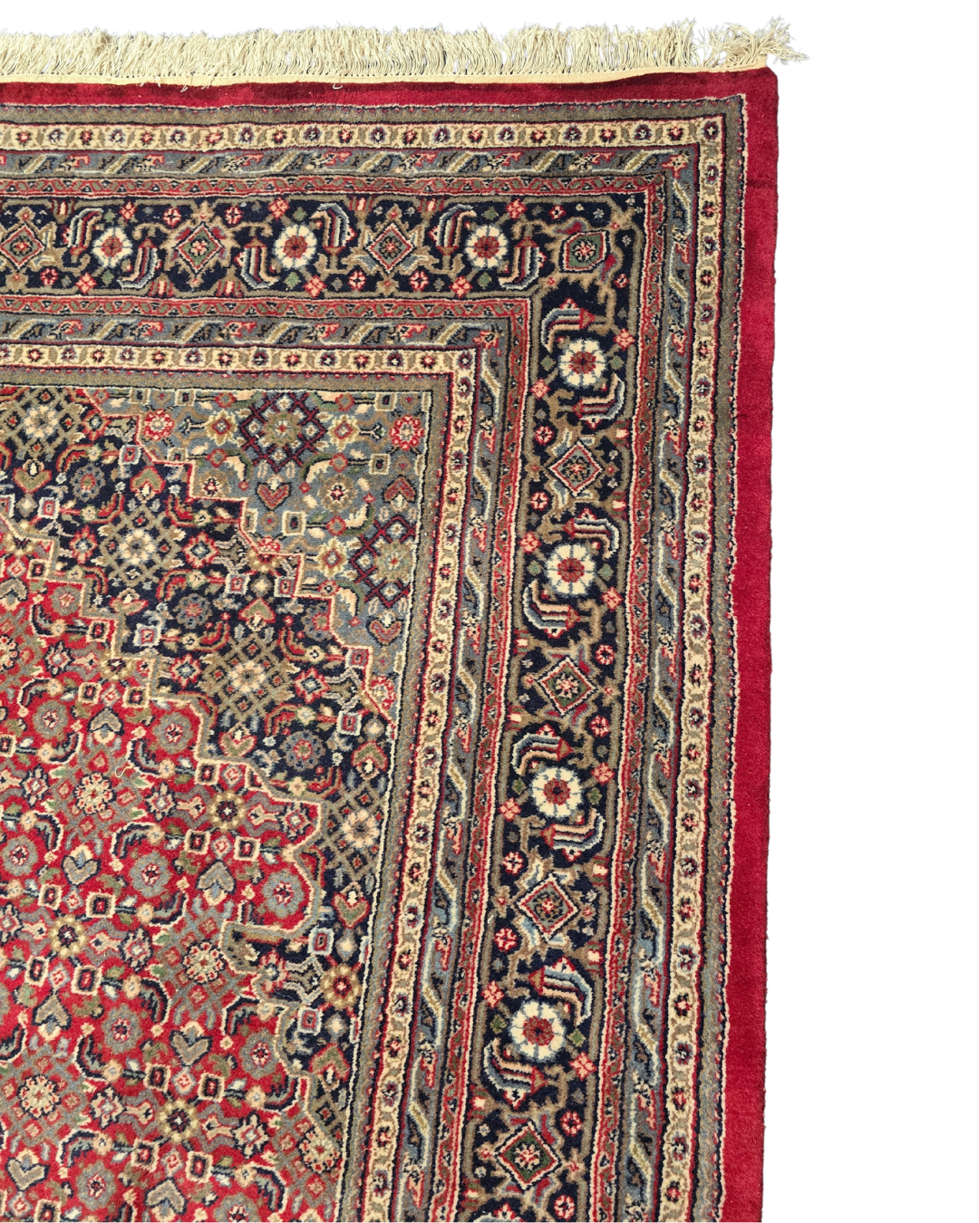 Groot Perzisch tapijt Bidjar 370x255 wollen vloerkleed handgeknoopt