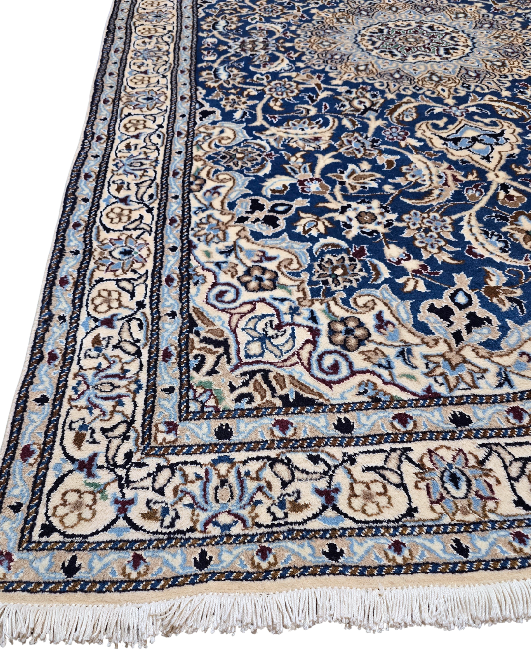 Perzisch tapijt Nain 255x155 wollen vloerkleed handgeknoopt iran