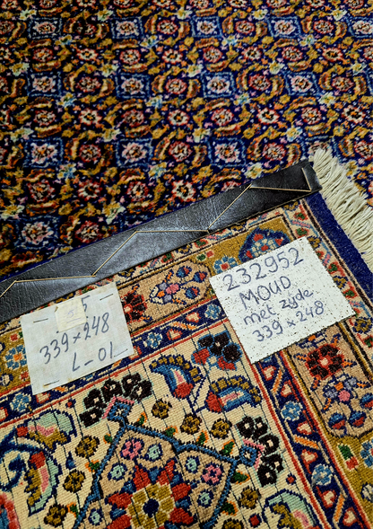 Groot Perzisch tapijt Moud 340x250 wollen vloerkleed iran