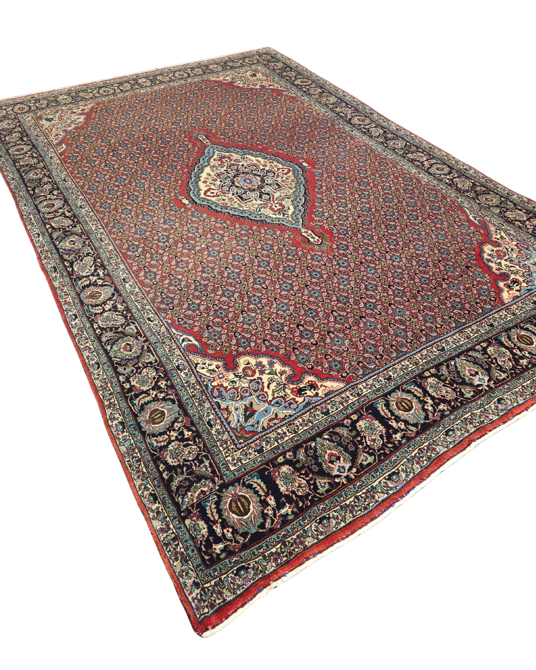 Groot Perzisch tapijt Bidjar 350x230 wollen vloerkleed handgeknoopt Iran