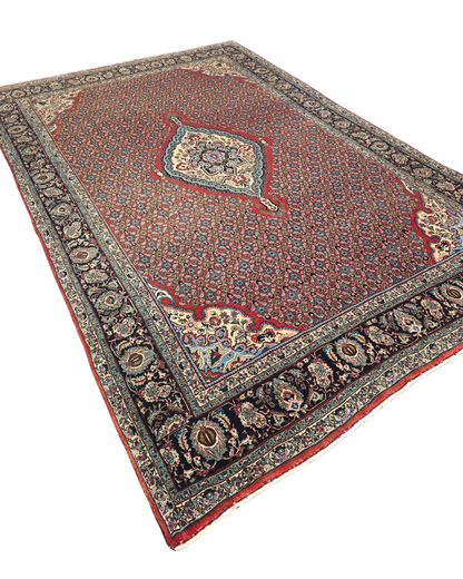 Groot Perzisch tapijt Bidjar 350x230 wollen vloerkleed handgeknoopt Iran