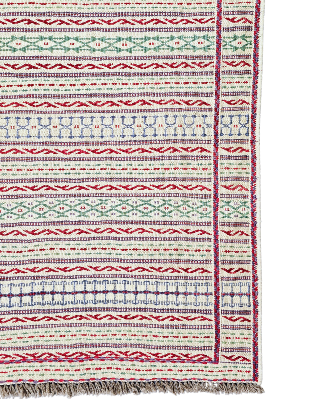 Grote Kelmin Flatweave 300x200 handgeweven wollen vloerkleed