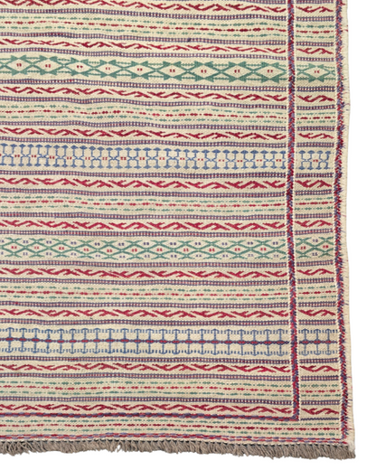Grote Kelmin Flatweave 300x200 handgeweven wollen vloerkleed