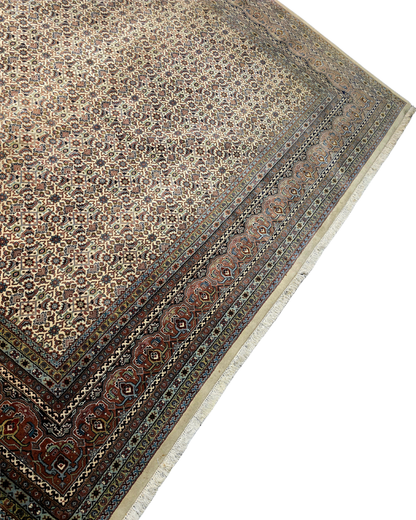 Groot Perzisch tapijt Herati 390x300 wollen vloerkleed iran