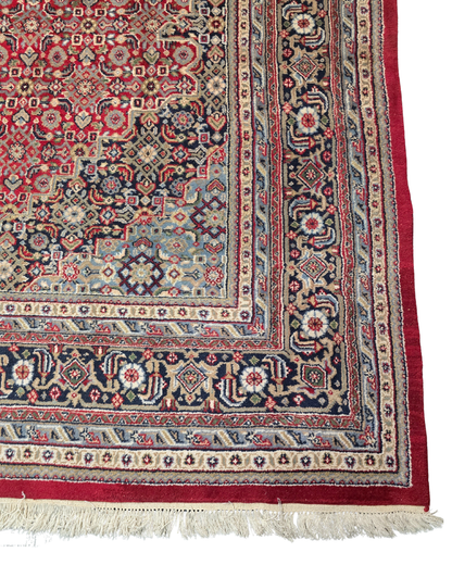 Groot Perzisch tapijt Bidjar 370x255 wollen vloerkleed handgeknoopt