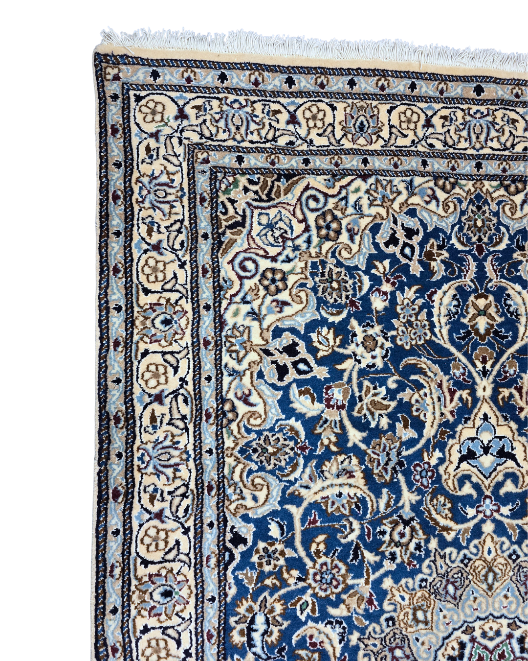 Perzisch tapijt Nain 255x155 wollen vloerkleed handgeknoopt iran