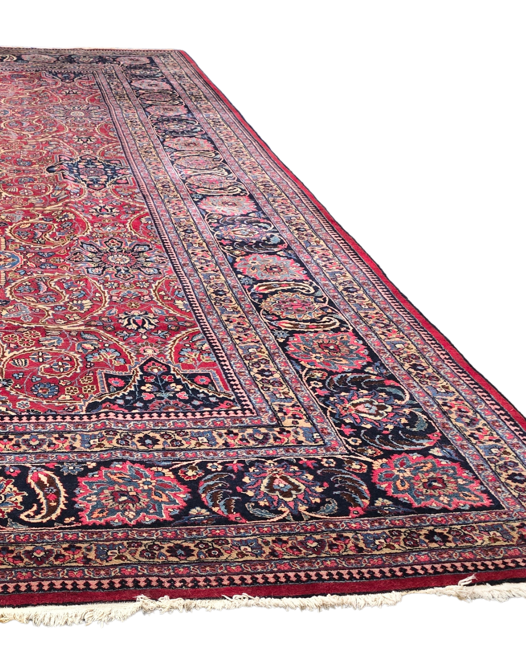 Groot Perzisch Tapijt Mashad 410x310 wollen vloerkleed iran handgeknoopt