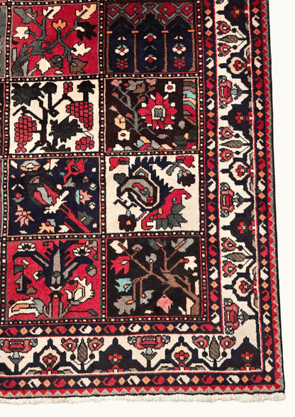 Perzisch tapijt baktihari 300x210 wollen vloerkleed iran
