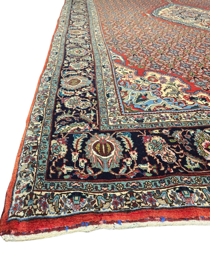 Groot Perzisch tapijt Bidjar 350x230 wollen vloerkleed handgeknoopt Iran