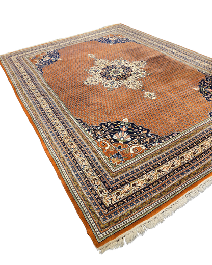Groot Perzisch tapijt Sarough Mir 350x250 wollen vloerkleed handgeknoopt