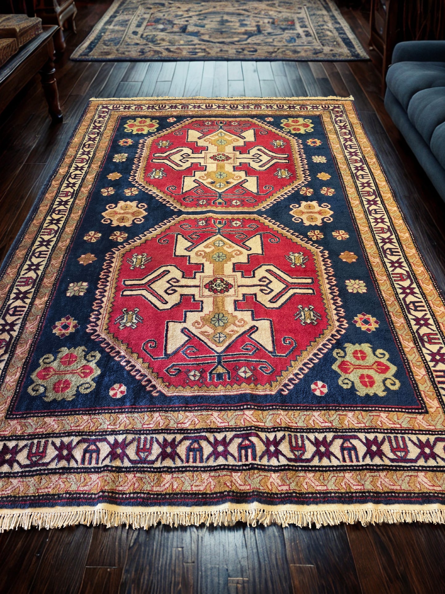 Groot Perzisch tapijt  300x200 Azerbaijan Kazak wollen vloerkleed