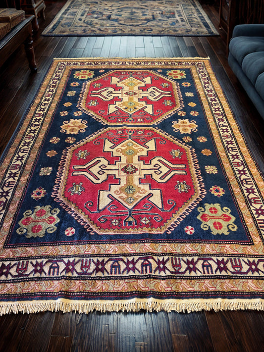 Groot Perzisch tapijt  300x200 Azerbaijan Kazak wollen vloerkleed