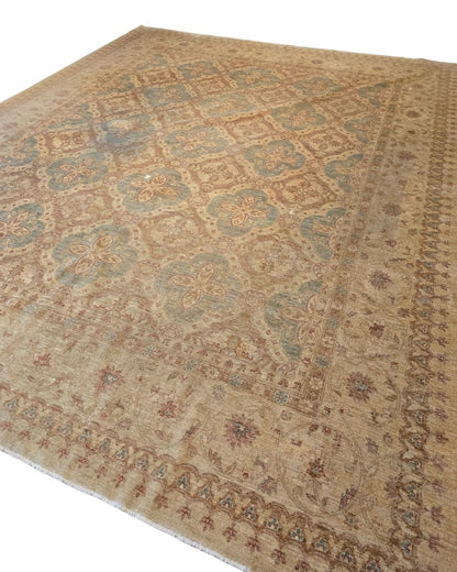 Groot Perzisch tapijt Ziegler 380x310 wollen vloerkleed handgeknoopt Iran