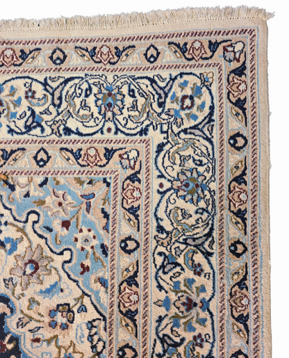 Groot Perzisch tapijt Nain 340x240 wollen vloerkleed Iran handgeknoopt