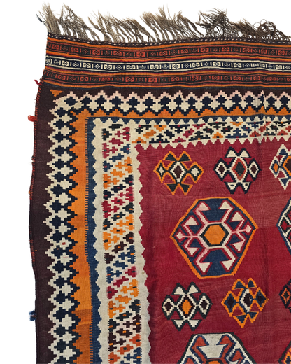 Triball Kelim gashkai 280x160 wollen vloerkleed handgeweven