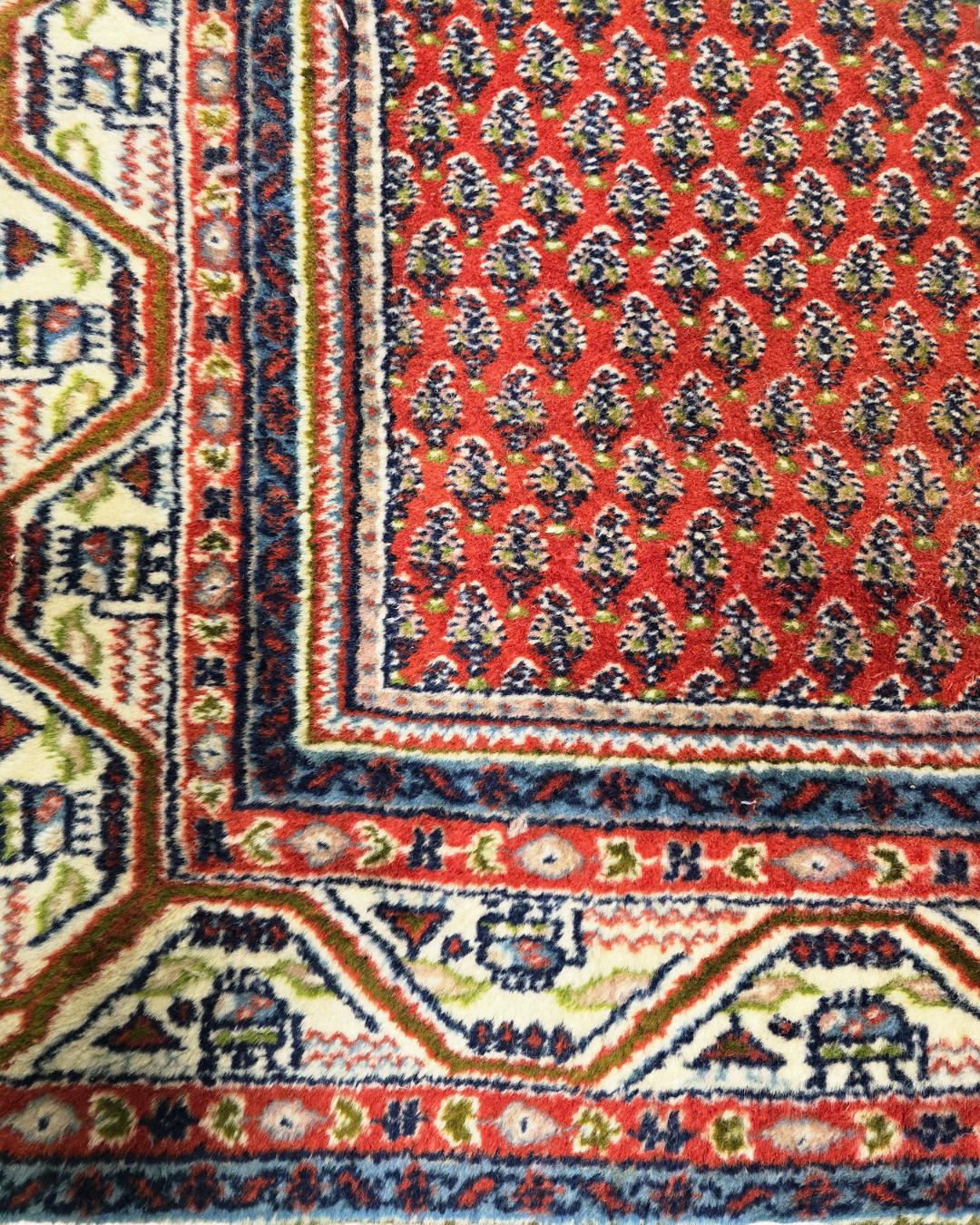 Perzisch tapijt Mir 300x200 wollen vloerkleed handgeknoopt