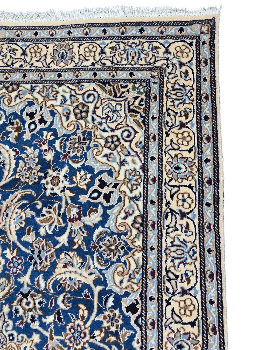 Perzisch tapijt Nain 255x155 wollen vloerkleed handgeknoopt iran