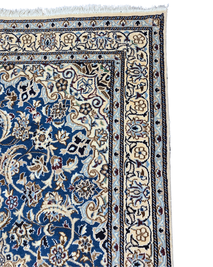 Perzisch tapijt Nain 255x155 wollen vloerkleed handgeknoopt iran